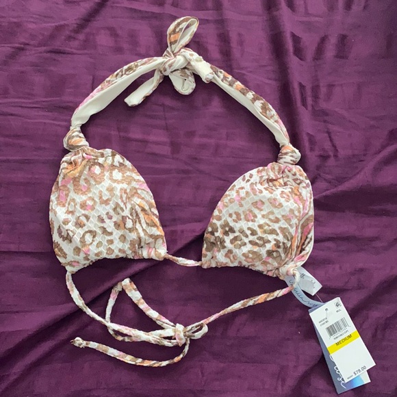 NWT! Isabella Rose Safari String Bikini Top- Size Medium - Picture 3 of 8